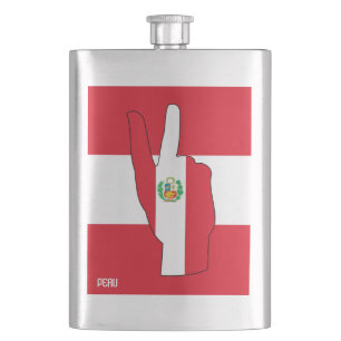 Flasque SYMBOLE Drapeau Victoire Pérou Patriotique