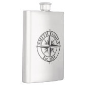 Flasque Symbole personnalisable du monogramme étoile de la (Droite)