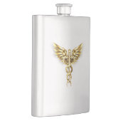 Flasque Symbole Polygonal Or Caduceus (Droite)