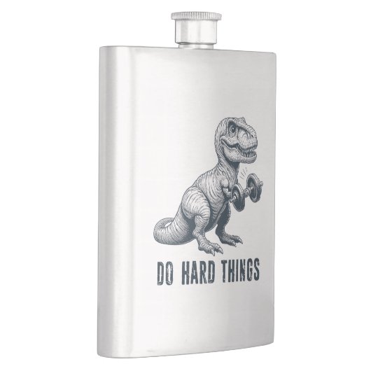 Flasque T-Rex Faire Des Choses Dures (Droite)