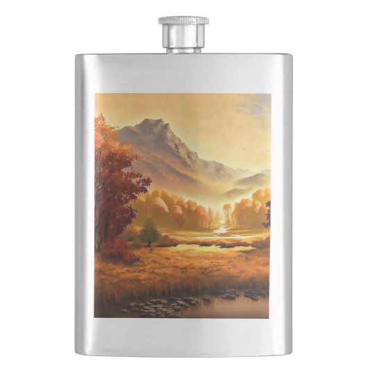 Flasque Tableau Paysage Automne-68754 (devant)