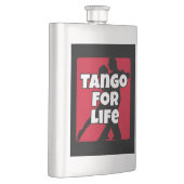 Flasque Tango argentin à vie Couple de danse rouge noir (Droite)