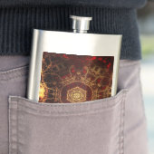 Flasque Tapis oriental (En situation)