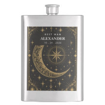 Tarot Céleste Lune Or Doré Noir Mat pour les Garço