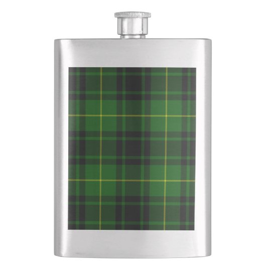 Flasque tartan vert MacArthur carreau (devant)