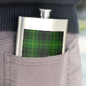 Flasque tartan vert MacArthur carreau (En situation)