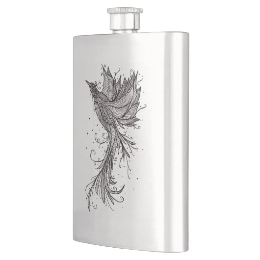 Flasque Tatouage de Phoenix de schéma (Gauche)