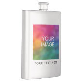 Flasque Télécharger une photo ou un Modèle de logo personn (Droite)