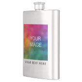 Flasque Télécharger une photo ou un Modèle de logo personn (Gauche)