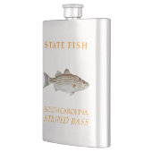 Flasque Territoire de Caroline du Sud Pêche Le Bar Perche (Gauche)