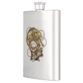 Flasque Tête de vapeur avec manomètre (Gauche)