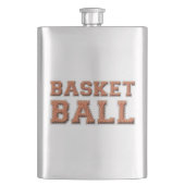 Flasque Texte du basket-ball (devant)