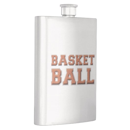 Flasque Texte du basket-ball (Droite)