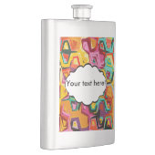 Flasque Texture colorée de trous (Droite)