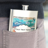 Flasque Texture de crayons (En situation)