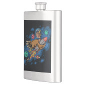 Flasque Thanksgiving Turquie Riding Rocket (Gauche)