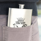 Flasque The King of the House Beer (En situation)