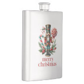 Flasque Thème de Noël Nutcracker Sucre de canne texte pers (Droite)