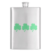 Flasque Three Green Shamrock Trinity (devant)