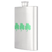 Flasque Three Green Shamrock Trinity (Gauche)