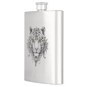 Flasque Tigre Wild Animal Nature Illustration Art Tatouage (Gauche)