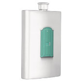 Flasque Toilette de Portable de turquoise (Droite)