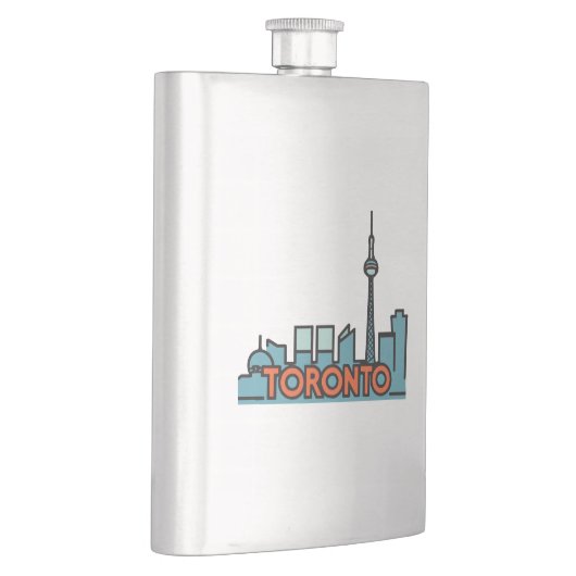 Flasque Toronto Canada Skyline (Droite)