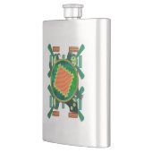 Flasque Tortue d'art populaire amérindienne (Gauche)