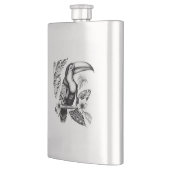 Flasque Toucan Wild Animal Nature Illustration Art tatouag (Gauche)