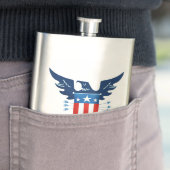 Flasque Tout American Eagle & Flag Patriotic (En situation)