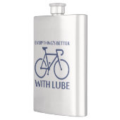 Flasque Tout est meilleur avec le lubrifiant (Gauche)