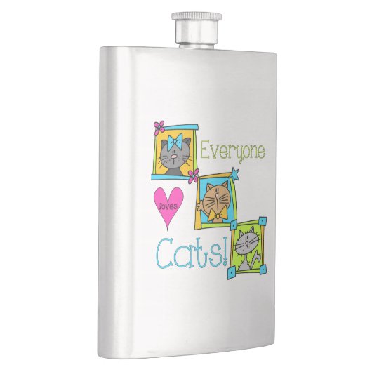 Flasque Tout le monde aime les chats (Droite)