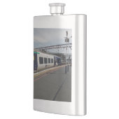 Flasque Train bleu et blanc (Gauche)