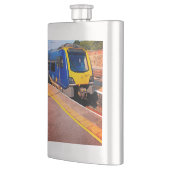 Flasque Train jaune et bleu (Gauche)