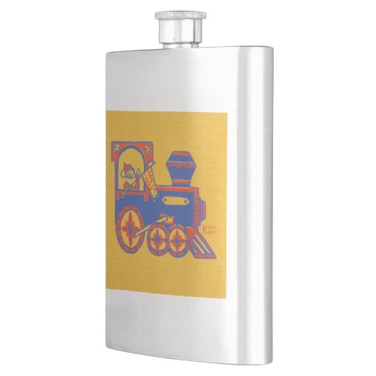 Flasque Train père Noël (Gauche)