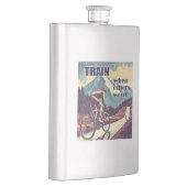 Flasque Train quand d'autres ne feront pas de vélo (Droite)