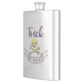 Flasque Tricoter ou traiter les os croisés du crâne Ruban (Gauche)