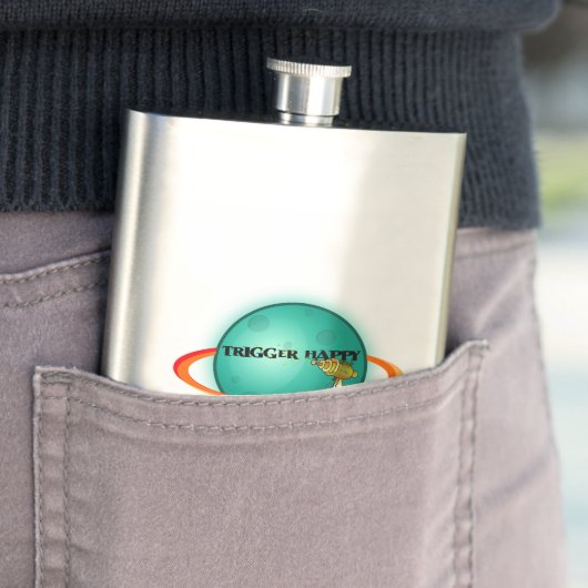 Flasque Trigger Happy (En situation)