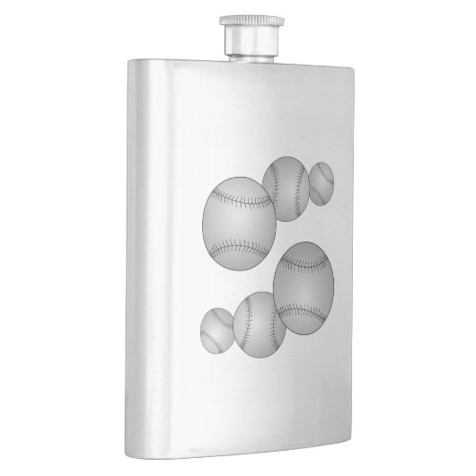 Flasque Trois Baseballs (Droite)