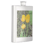 Flasque Trois Tulipes Jaunes / (Droite)