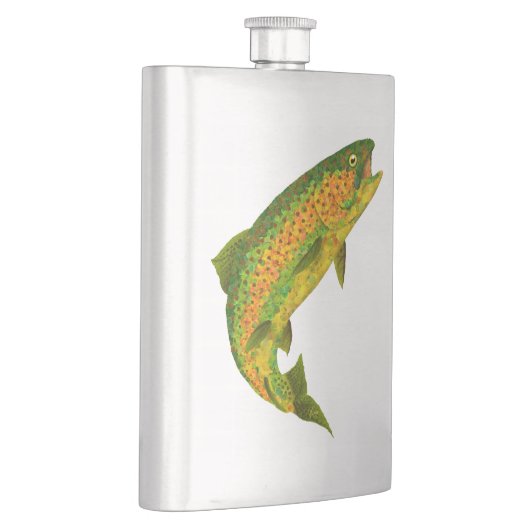 Flasque Truite arc-en-ciel feuille Aspen 4 (Droite)