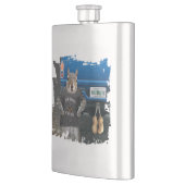 Flasque Truk Nutz - drôles de noix de camion écureuil (Gauche)