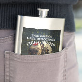 Flasque Trump (En situation)