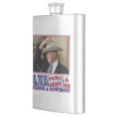 FLASQUE TRUMP-AMÉRIQUE-COWBOY (Gauche)