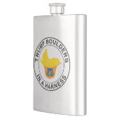 Flasque Trump Boulders Dans Un Harcèlement (Gauche)