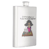 Flasque Tu seras plus intelligent, je serai plus gentil. (Droite)