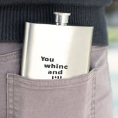 Flasque Tu Whines et je Vins (En situation)