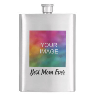 Flasque Typographie personnalisée Meilleure maman Meilleur