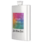 Flasque Typographie personnalisée Meilleure maman Meilleur (Gauche)