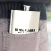 Flasque Ultra Runner, Avertissement Peut Contenir Des Nuts (En situation)